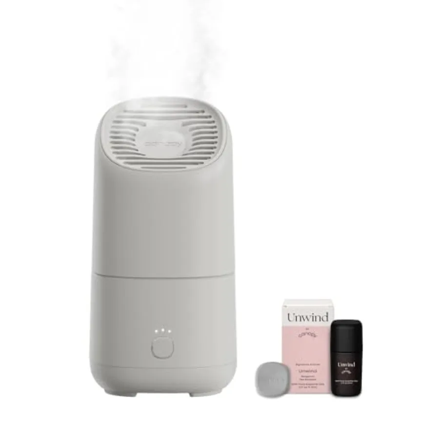 Portable Misting Humidifier for Travel Cordless 500 mL BPA-Free Plastic White 11 HR Runtime TSA Approved Alleviates Allergy/Flu
Portable Misting Humidifier for Travel Cordless 500 mL BPA-Free Plastic White 11 HR Runtime TSA Approved Alleviates Allergy/Flu