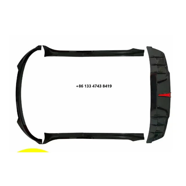 For the Y-body kit, a forced gloss black and carbon pattern
For the Y-body kit, a forced gloss black and carbon pattern