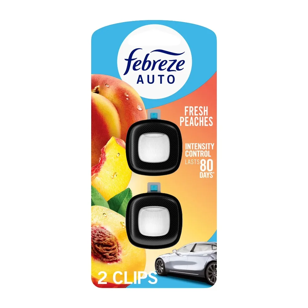 Car Vent Clip Air Freshener Peach Scent 2PCS Auto Fragrance Diffuser
Car Vent Clip Air Freshener Peach Scent 2PCS Auto Fragrance Diffuser