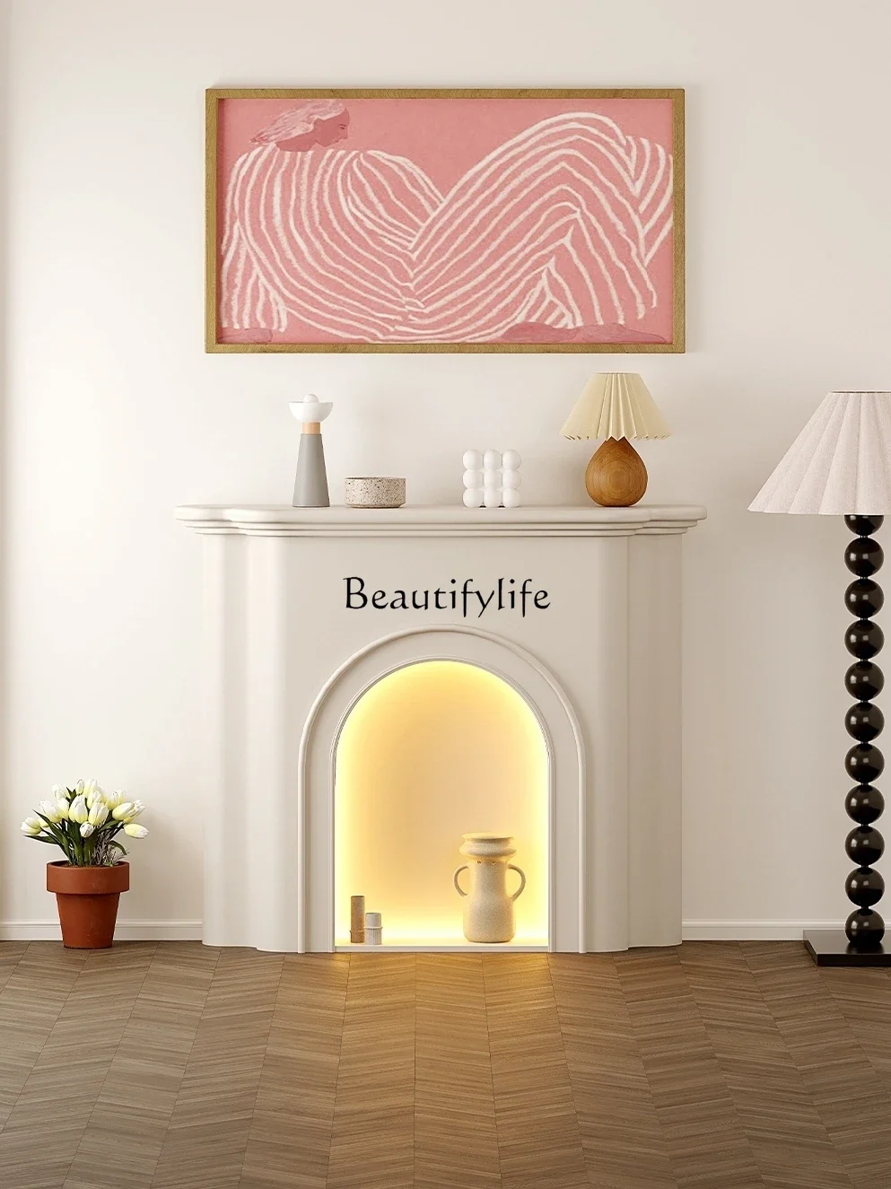 LJYArtistic simple fireplace with lamp wall side cabinet, entrance cabinet wall side decorative cabinet, living room
LJYArtistic simple fireplace with lamp wall side cabinet, entrance cabinet wall side decorative cabinet, living room