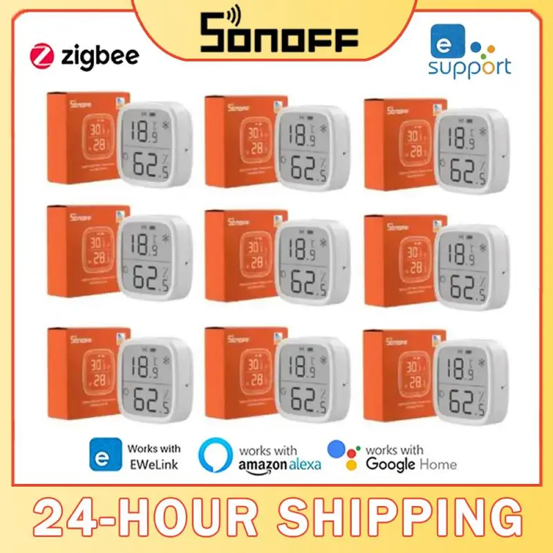 Умный датчик температуры и влажности SONOFF SNZB-02D Zigbee с ЖК-экраном, удаленный мониторинг в режиме реального времени, Ewelink через Alexa Google Home
Умный датчик температуры и влажности SONOFF SNZB-02D Zigbee с ЖК-экраном, удаленный мониторинг в режиме реального времени, Ewelink через Alexa Google Home