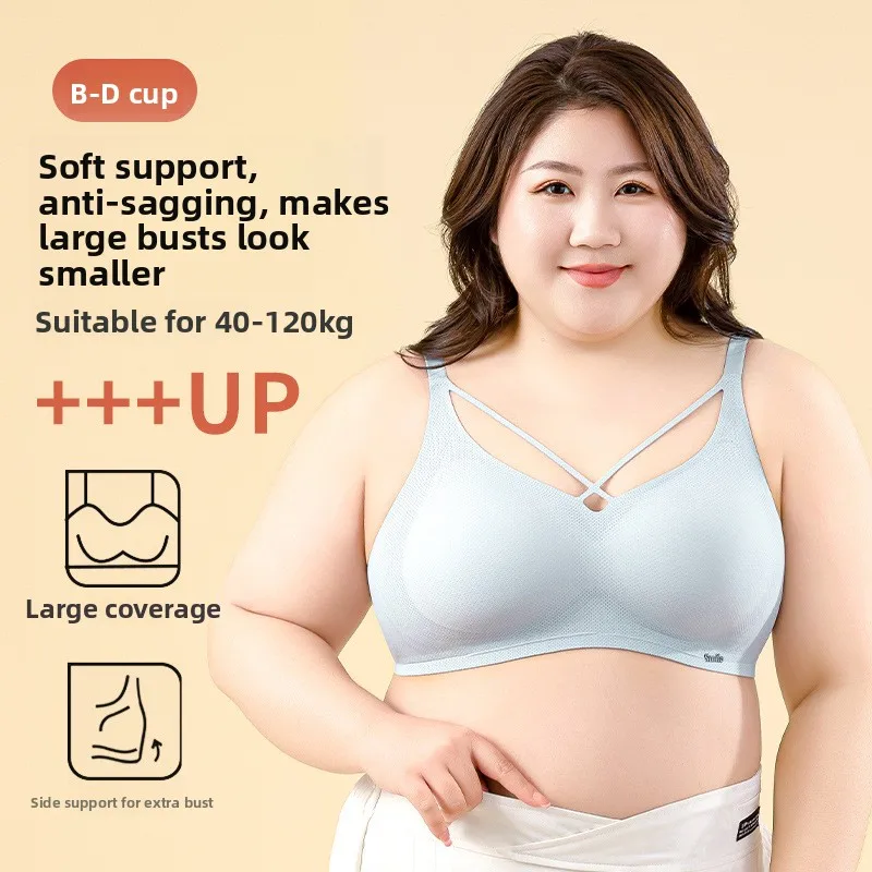 plus Size Comfortable Thin Bra Large Chest Steel Ring Gathered Anti-Sagging Sexy Underwear Casual Simple Style Cotton Fabric
plus Size Comfortable Thin Bra Large Chest Steel Ring Gathered Anti-Sagging Sexy Underwear Casual Simple Style Cotton Fabric