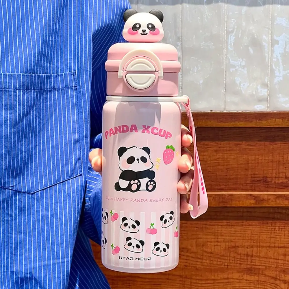 Large Capacity Panda Insulated Cup Double Straw Insulated Cute Thermal Water Bottle Leak Proof Reusable Drinking Water Cup 
Large Capacity Panda Insulated Cup Double Straw Insulated Cute Thermal Water Bottle Leak Proof Reusable Drinking Water Cup