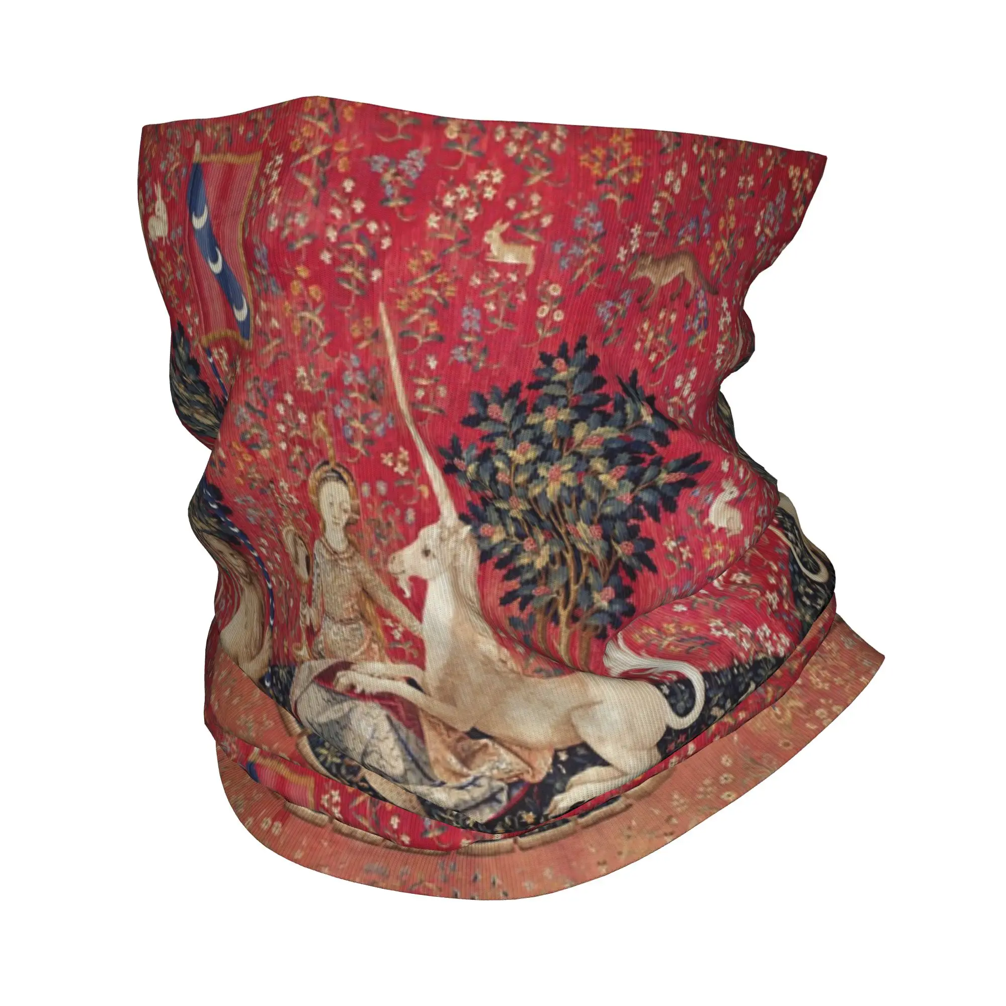 Lady and Unicorn Medieval Five Senses Sight Bandana Neck Gaiter Printed Mask Scarf Warm Headwear Hiking Fishing Unisex Adult
Lady and Unicorn Medieval Five Senses Sight Bandana Neck Gaiter Printed Mask Scarf Warm Headwear Hiking Fishing Unisex Adult