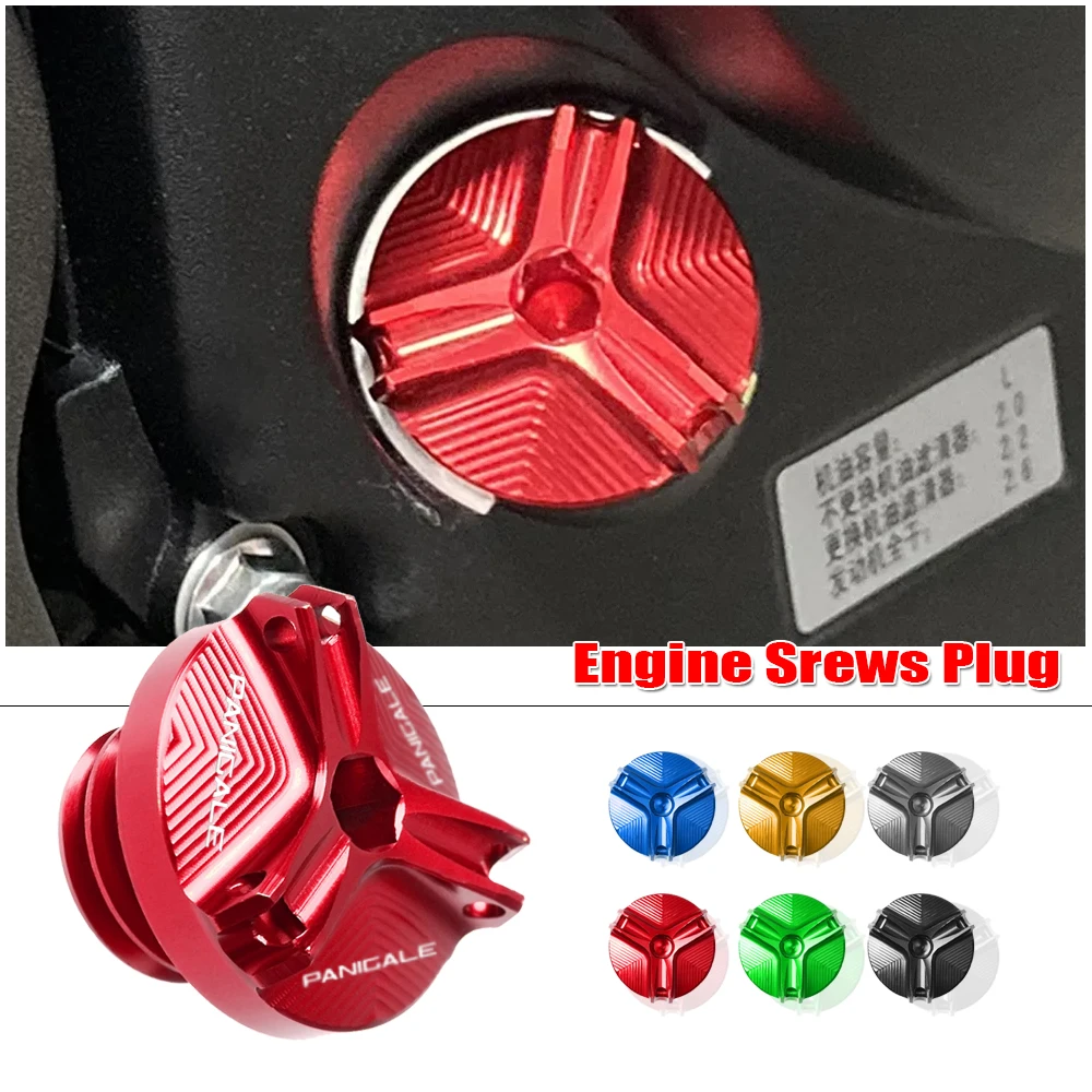Motorcycle M19*2.5 Aluminum Engine Oil Cup Fuel Filler Tank Cap Cover Screw Plug for DUCATI PANIGALE V4 V2 899 959 1199 1299
Motorcycle M19*2.5 Aluminum Engine Oil Cup Fuel Filler Tank Cap Cover Screw Plug for DUCATI PANIGALE V4 V2 899 959 1199 1299
