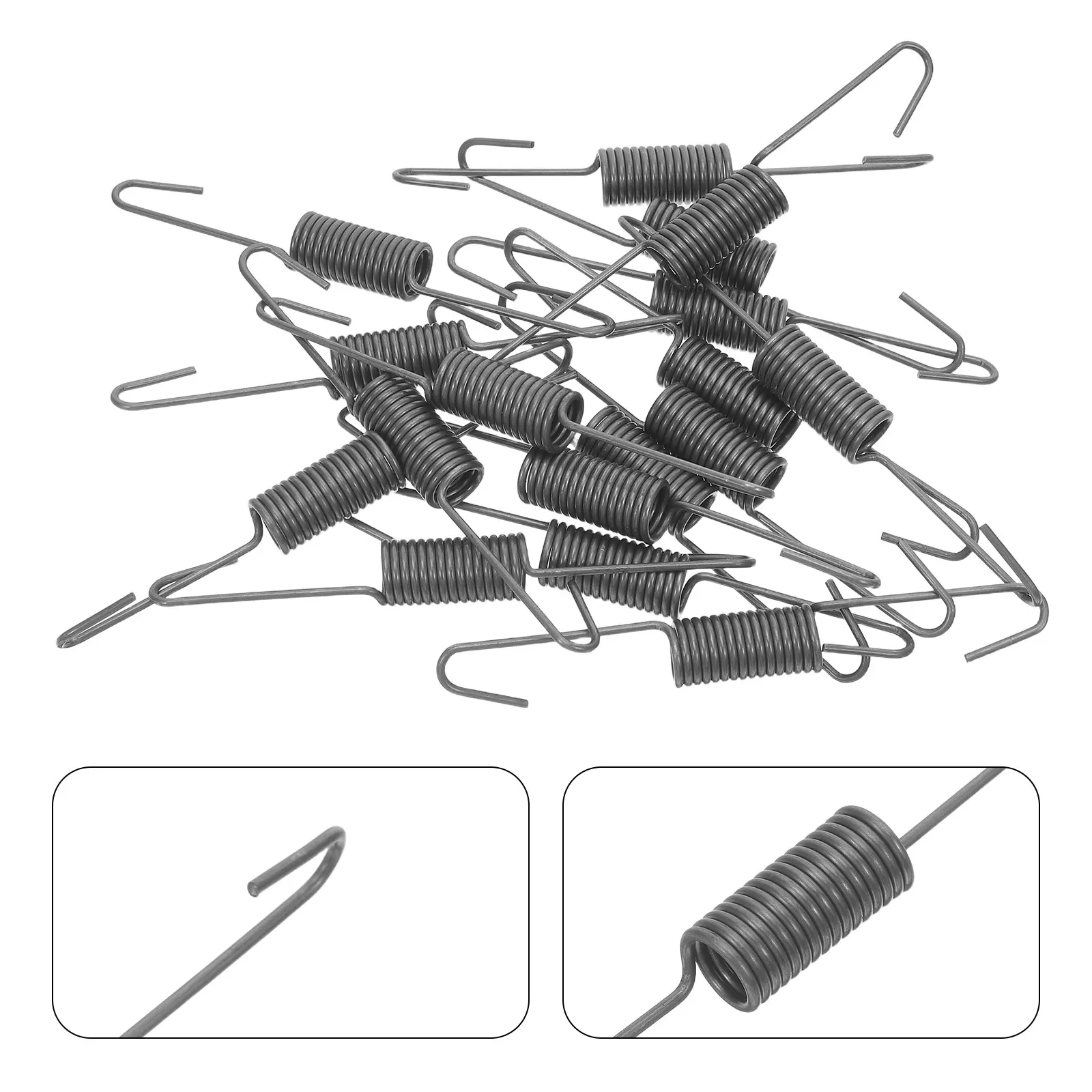 80Pcs Sofa Springs Replacement Kit Double Hook Tension Spring for Recliner Chair Sofa Bed Couch Spring Repair Mechanism
80Pcs Sofa Springs Replacement Kit Double Hook Tension Spring for Recliner Chair Sofa Bed Couch Spring Repair Mechanism