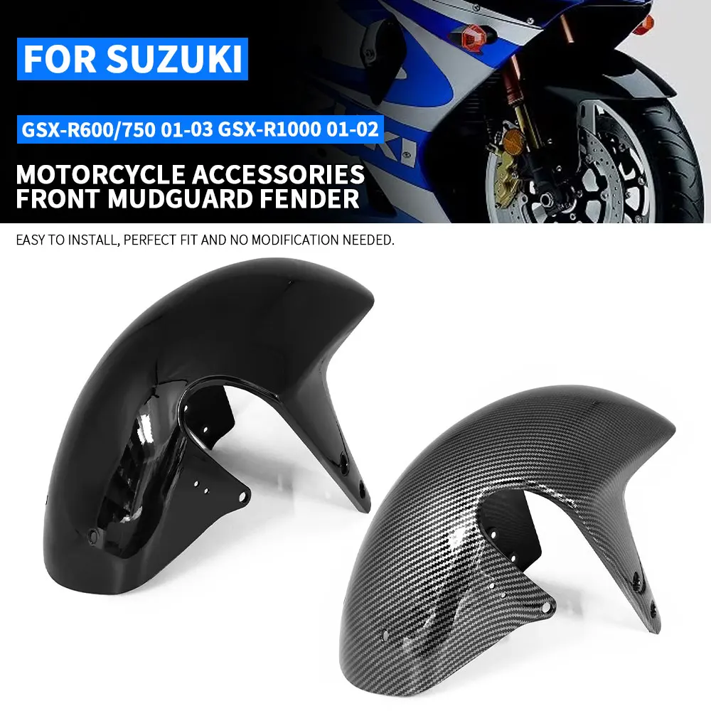 For Suzuki GSX-R600 750 2001-2003 GSX-R1000 2001-2002 Carbon Look Motorcycle Front Wheel Fender Mudguard Splash Guard Fairing
For Suzuki GSX-R600 750 2001-2003 GSX-R1000 2001-2002 Carbon Look Motorcycle Front Wheel Fender Mudguard Splash Guard Fairing