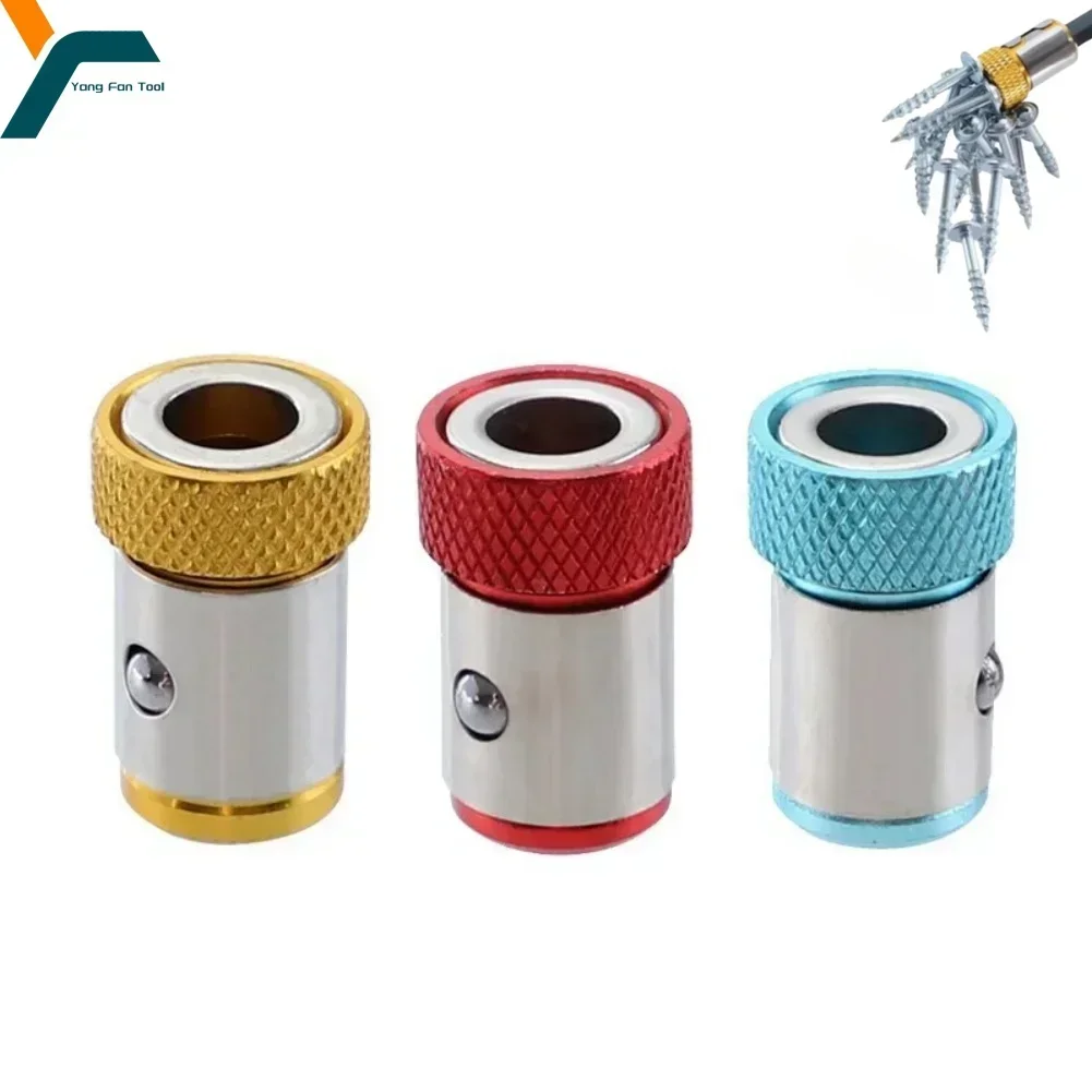3Pcs Universal Magnetic Ring Alloy 1/4'' Colored Head Coil Metal Screwdriver Head Positioning Magnetizer Electric Tool Accessory
3Pcs Universal Magnetic Ring Alloy 1/4'' Colored Head Coil Metal Screwdriver Head Positioning Magnetizer Electric Tool Accessory