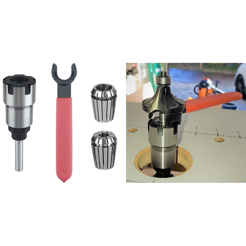 Shank Router Collet Extension Chuck Converter Adapter For CNC Engraving Machine & Milling Lathe Tool Holder
Shank Router Collet Extension Chuck Converter Adapter For CNC Engraving Machine & Milling Lathe Tool Holder