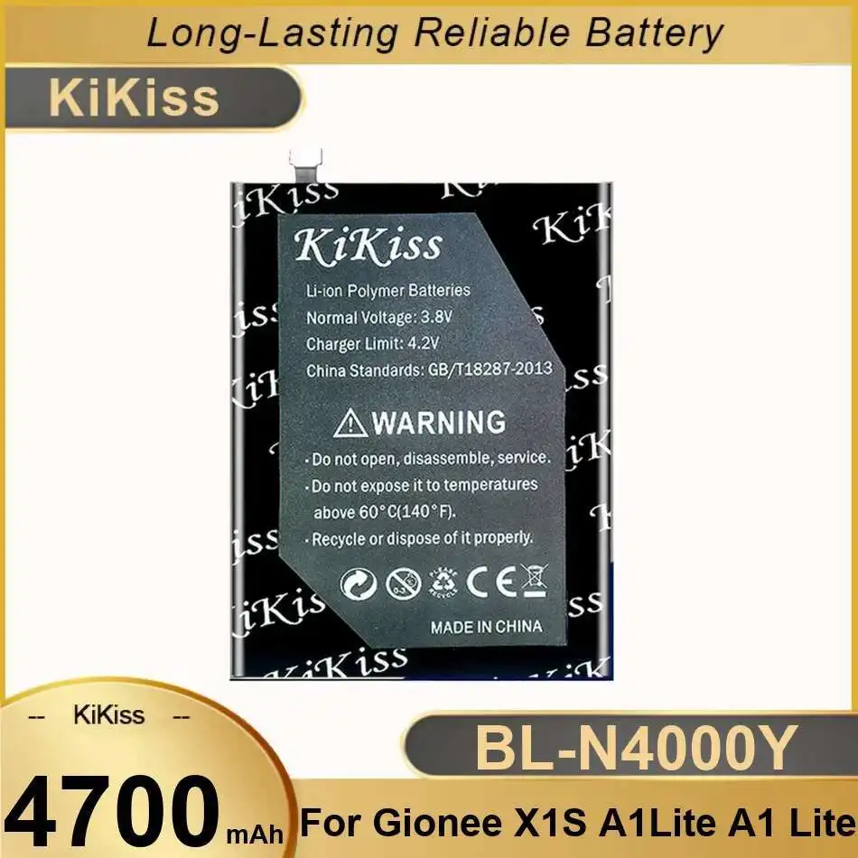BL-N4000Y For Gionee X1S A1lite A1 Lite 4700mAh Mobile Phone Battery Premium Replacement
BL-N4000Y For Gionee X1S A1lite A1 Lite 4700mAh Mobile Phone Battery Premium Replacement