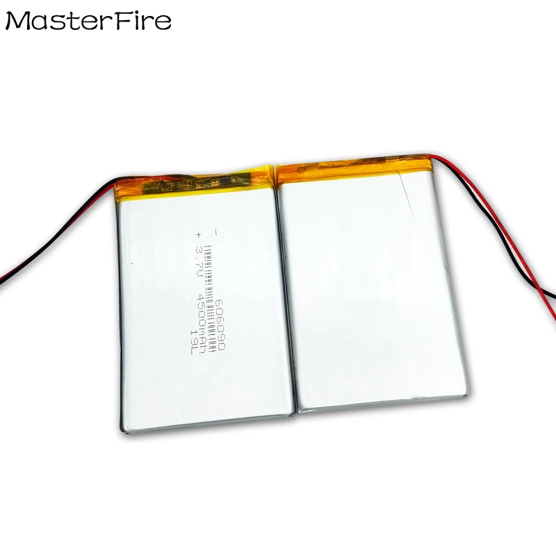 4PCS 606090 4500mah 3.7V Lithium Polymer Battery For Power Bank Solar Street Lamp Air Purifier Rechargeable Li-polymer Batteries
4PCS 606090 4500mah 3.7V Lithium Polymer Battery For Power Bank Solar Street Lamp Air Purifier Rechargeable Li-polymer Batteries