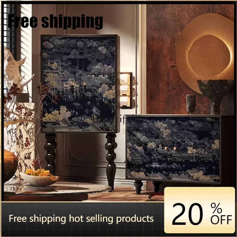 X4 parts and accessoriesChinese style highfooted dining side cabinet Solid wood French entrance decorative storage cabinet
X4 parts and accessoriesChinese style highfooted dining side cabinet Solid wood French entrance decorative storage cabinet