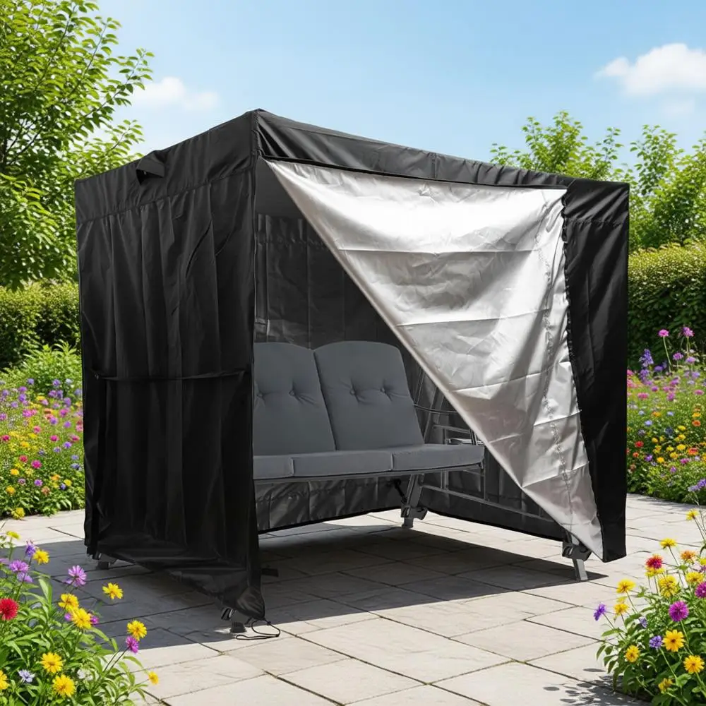 Всепогодный чехол для трехместной качели, водонепроницаемый чехол для сада и патио, черный (86 x 60 x 72 см)
Всепогодный чехол для трехместной качели, водонепроницаемый чехол для сада и патио, черный (86 x 60 x 72 см)