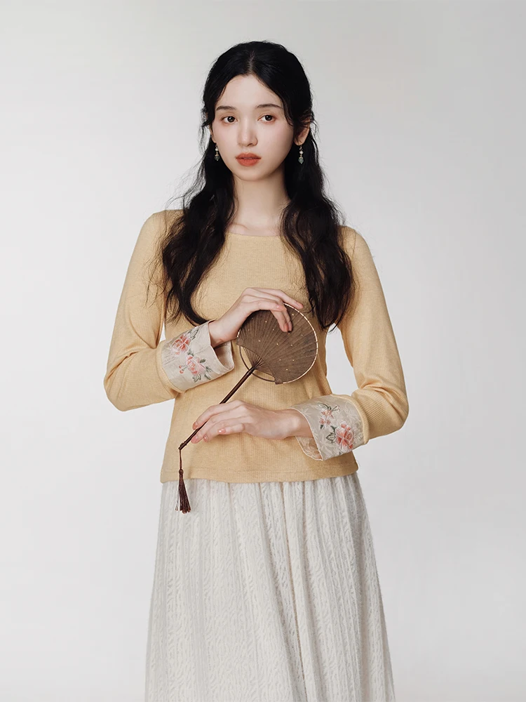 Retro Chinese Sle Embroidered Knitted Base irt Slim Fit Versatile Autumn Winter New Arrival Pillow Dr Village
Retro Chinese Sle Embroidered Knitted Base irt Slim Fit Versatile Autumn Winter New Arrival Pillow Dr Village