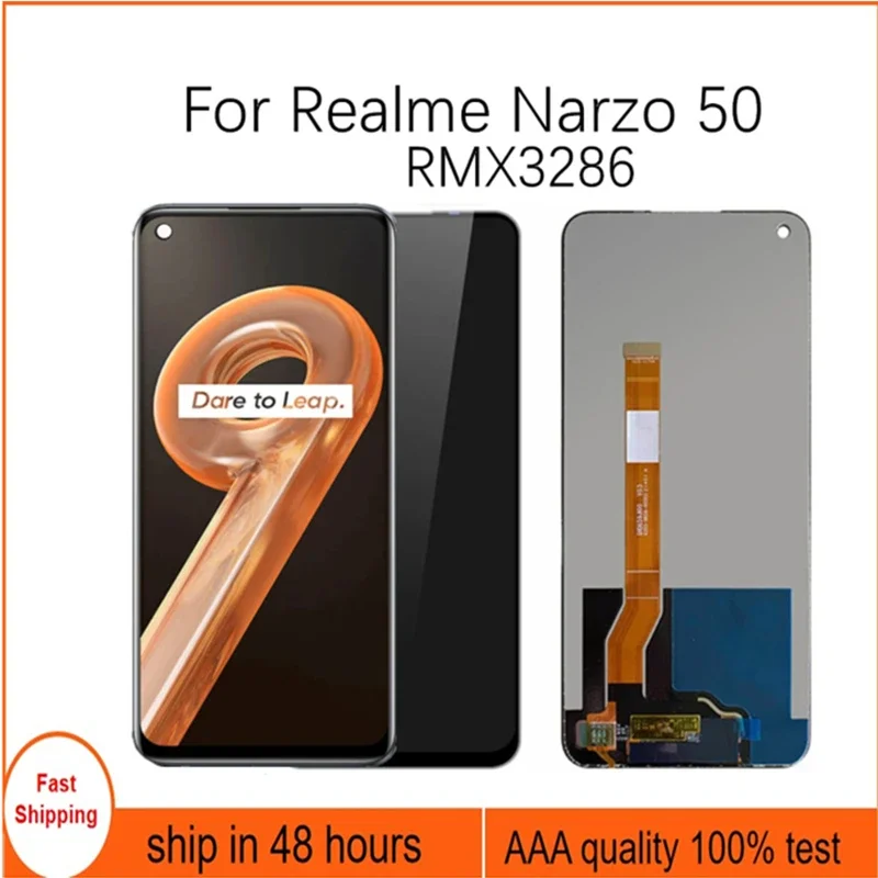 6.6 inch Realme Narzo 50 LCD display touch screen digitizer assembly OPPO Narzo 50 RMX3286 LCD service parts
6.6 inch Realme Narzo 50 LCD display touch screen digitizer assembly OPPO Narzo 50 RMX3286 LCD service parts