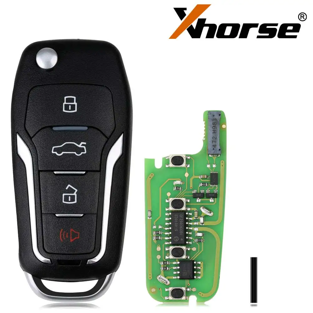 Xhorse XEFO01EN Super Remote Key F-o-rd Flip 4 Buttons Built-in Super Chip English Version 5pcslot
Xhorse XEFO01EN Super Remote Key F-o-rd Flip 4 Buttons Built-in Super Chip English Version 5pcslot