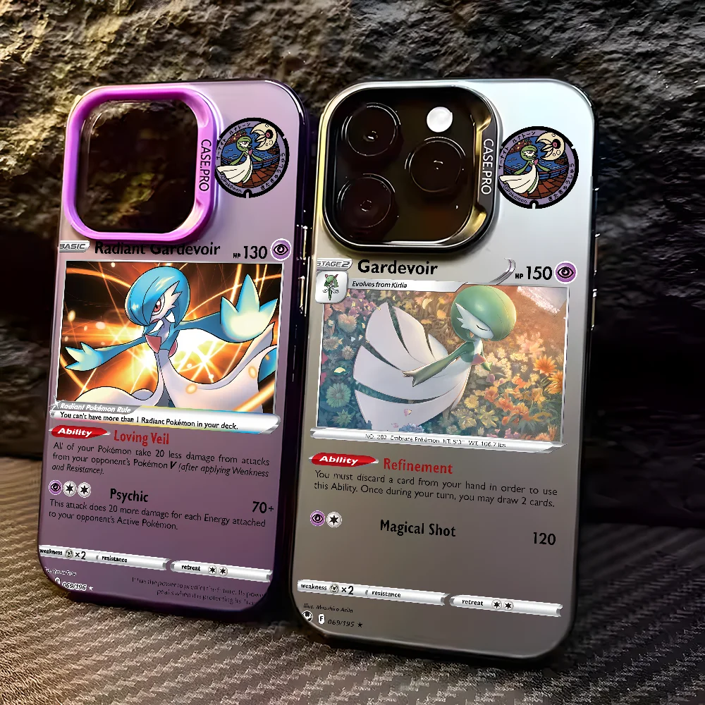 Card Introduction Gardevoir Phone Case For IPhone 16 Pro Max 15 14 13 12 11 Plus Multicolor Aurora Laser Shockproof Funda
Card Introduction Gardevoir Phone Case For IPhone 16 Pro Max 15 14 13 12 11 Plus Multicolor Aurora Laser Shockproof Funda
