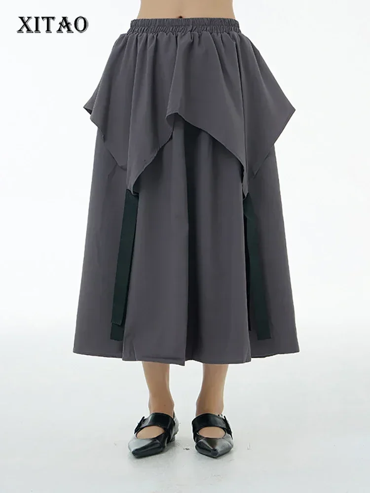 XITAO Irregular Patchwork Skirt Fashion Webbing False Two Pieces Skirt Summer New Casual Temperament All-match Women WMD6894
XITAO Irregular Patchwork Skirt Fashion Webbing False Two Pieces Skirt Summer New Casual Temperament All-match Women WMD6894