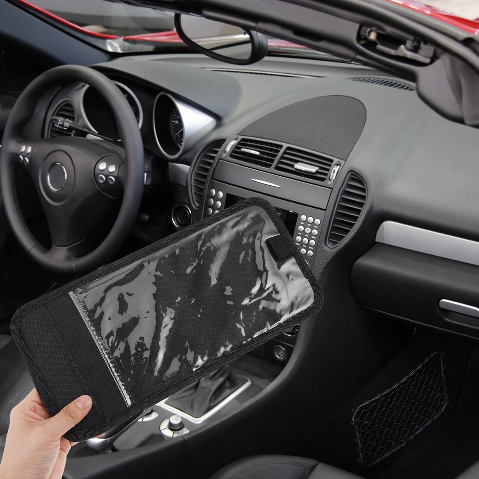 Car Visor Cover Handicap Placard Holder CD Storage Cases Cloth Organizer Auto Card Clip Parking Permit Slot Multifunctional Car
Car Visor Cover Handicap Placard Holder CD Storage Cases Cloth Organizer Auto Card Clip Parking Permit Slot Multifunctional Car