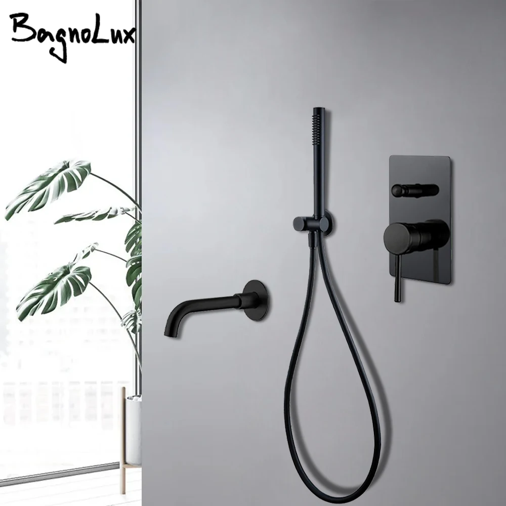 Pop Diverter Shower Faucet Solid Brass Full Set With Handheld Shower,Round Spout Bathroom Shower Mixer System Wall Mounted Tap
Pop Diverter Shower Faucet Solid Brass Full Set With Handheld Shower,Round Spout Bathroom Shower Mixer System Wall Mounted Tap