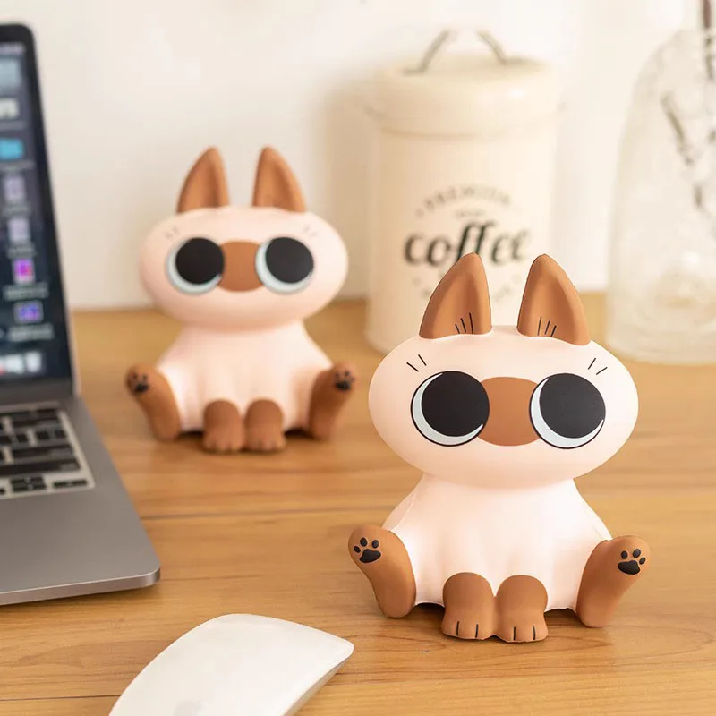 Siamese Cat Bean Paste Slow Rebound Doll Decompression Anime Figure Guess Bag Ornament Home Decor Dolls Model Girls Gift
Siamese Cat Bean Paste Slow Rebound Doll Decompression Anime Figure Guess Bag Ornament Home Decor Dolls Model Girls Gift