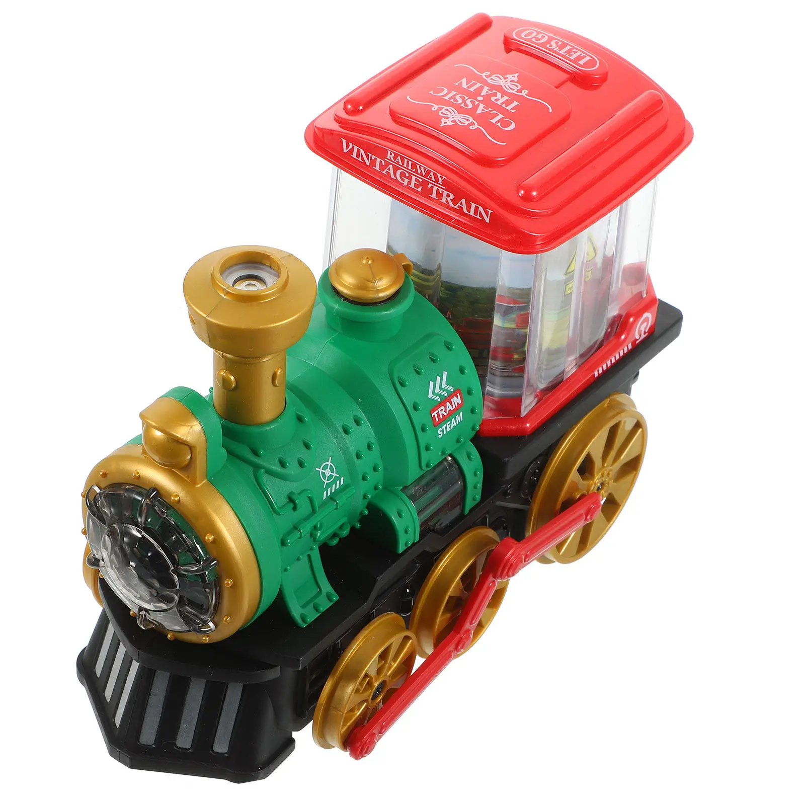 Electric Spraying Steaming Train Musical Light Rotating Creative Cartoon Kid Plaything Train Toy Educational Toy Trains
Electric Spraying Steaming Train Musical Light Rotating Creative Cartoon Kid Plaything Train Toy Educational Toy Trains