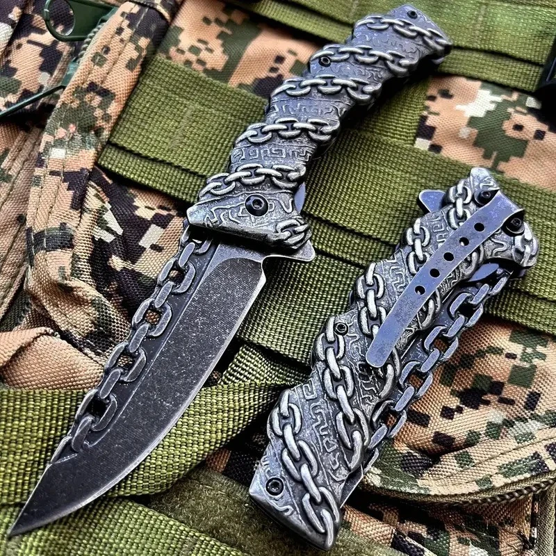 Portable Pocket Folding Knife with Back Clip Full Metal Material Outdoor Travel Camping Tool Holiday Gift
Portable Pocket Folding Knife with Back Clip Full Metal Material Outdoor Travel Camping Tool Holiday Gift