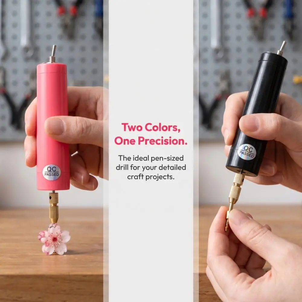 USB Mini Electric Drill Kit 0.7-1.2mm Precision Rotary Function USB Rechargeable Rotary Tool Multi-Function Portable Design
USB Mini Electric Drill Kit 0.7-1.2mm Precision Rotary Function USB Rechargeable Rotary Tool Multi-Function Portable Design
