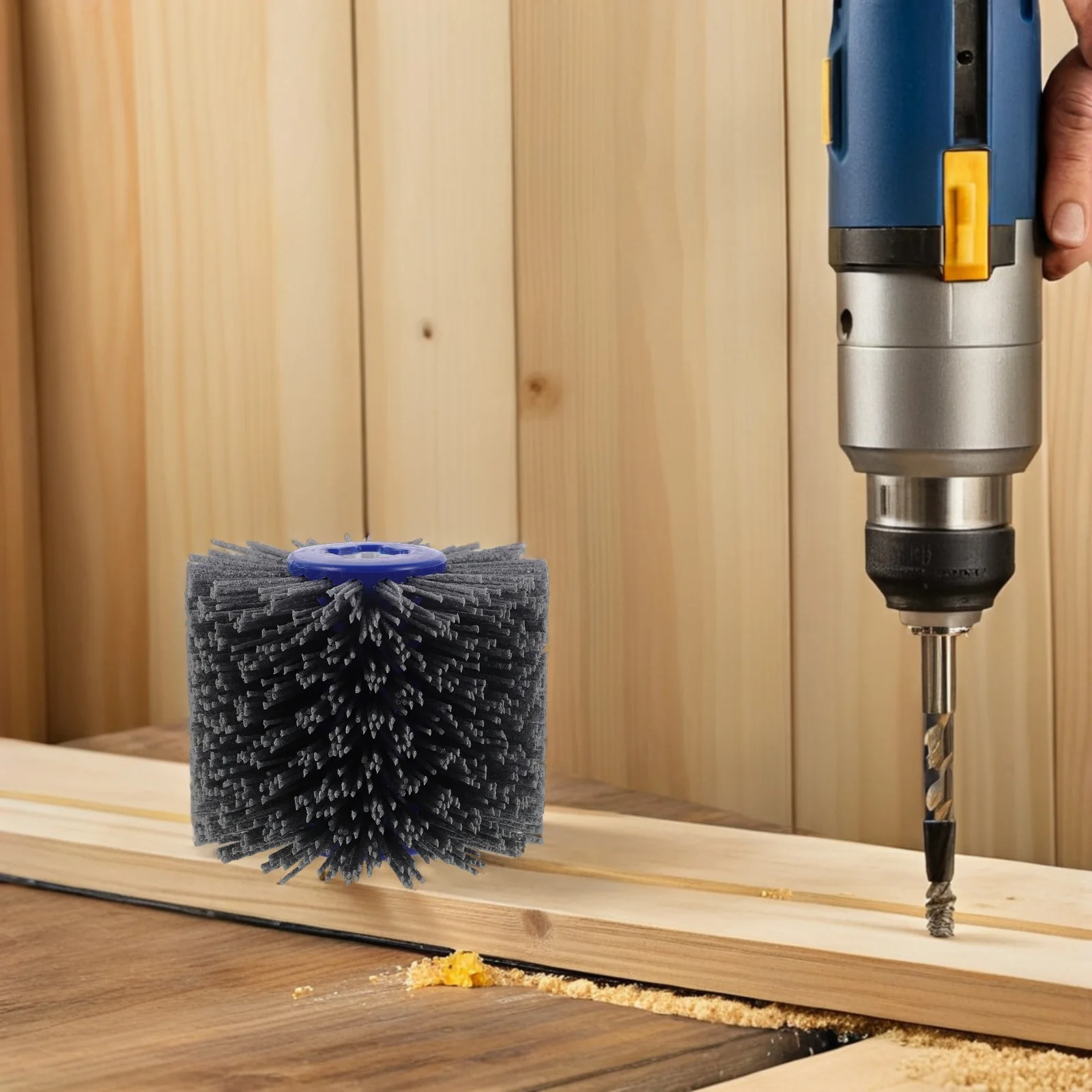 60 Grit Wood Furniture Polishing Buffing Wheel Grain Repair Tool For Door Refinishing Burnishing Abrasive Drawing Wheel
60 Grit Wood Furniture Polishing Buffing Wheel Grain Repair Tool For Door Refinishing Burnishing Abrasive Drawing Wheel