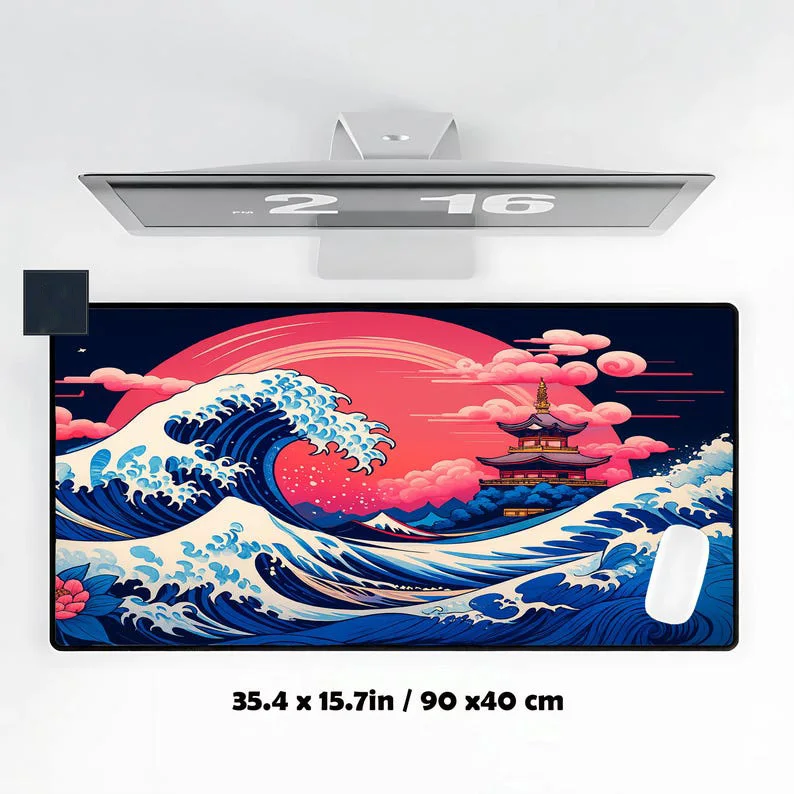 Kanagawa Great Wave Deskmat,non-slip and Waterproof Gaming Mousepad,cute and Attractive Desk Protector,perfect Gift for Friends. 
Kanagawa Great Wave Deskmat,non-slip and Waterproof Gaming Mousepad,cute and Attractive Desk Protector,perfect Gift for Friends.