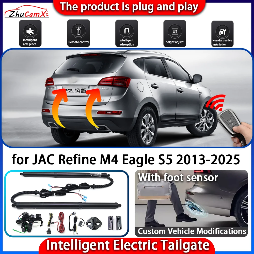 ZhuCamX Smart Powered Tailgate System for JAC Refine M4 Eagle S5 2013-2025 Automatic Intelligent Electric Trunk Lift Control Kit
ZhuCamX Smart Powered Tailgate System for JAC Refine M4 Eagle S5 2013-2025 Automatic Intelligent Electric Trunk Lift Control Kit