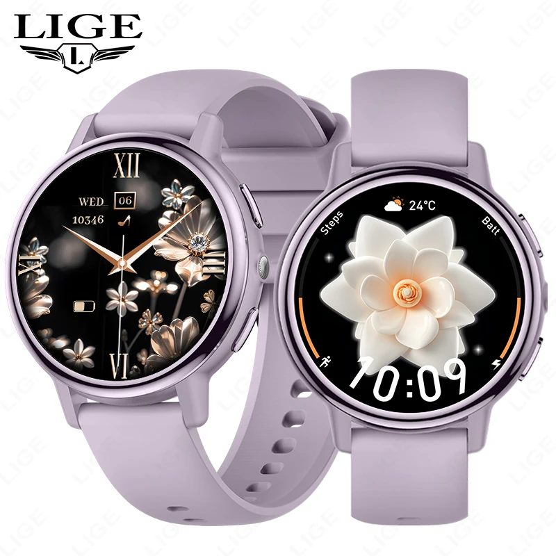 LIGE Women's Smart Watch Ladies Sports Tracker Sleep Health Monitoring Bluetooth Call Flashlight Waterproof Men's Smartwatch
LIGE Women's Smart Watch Ladies Sports Tracker Sleep Health Monitoring Bluetooth Call Flashlight Waterproof Men's Smartwatch