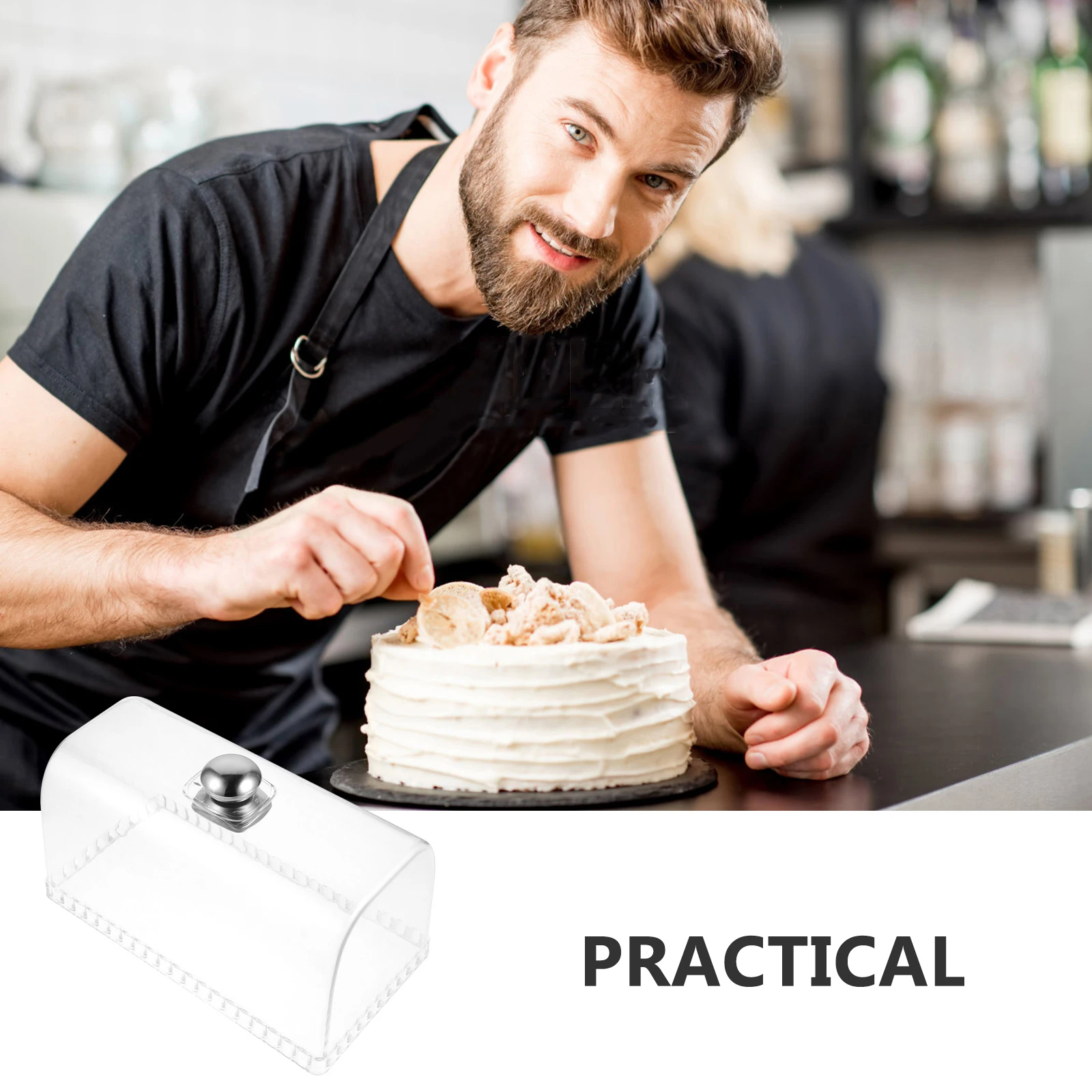 1Pcs Transparent Cake Cover Stainless Steel Handle Bakery Dome Dessert Stand Protective Lid Cake Cover Transparent Dessert Lid
1Pcs Transparent Cake Cover Stainless Steel Handle Bakery Dome Dessert Stand Protective Lid Cake Cover Transparent Dessert Lid