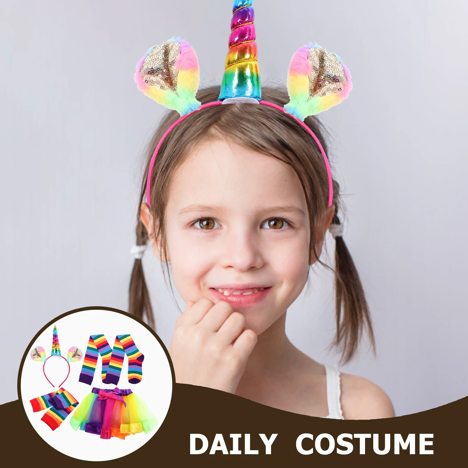 4pcs Rainbow Skirt Suit Girl Costumes Tutu Skirts Party Outfits Birthday Wedding Halloween Costume Accessories
4pcs Rainbow Skirt Suit Girl Costumes Tutu Skirts Party Outfits Birthday Wedding Halloween Costume Accessories