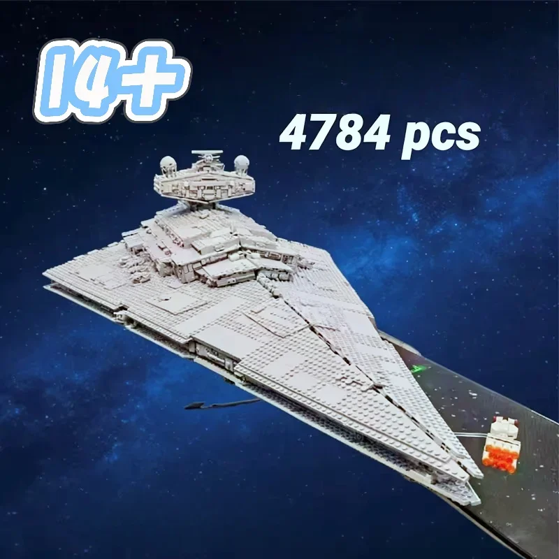 2026 4784Pcs Imperial Star Destroyer Building Bricks Set MOC 75252 Assembly Toys For Adults Birthday Festival Christmas Gifts
2026 4784Pcs Imperial Star Destroyer Building Bricks Set MOC 75252 Assembly Toys For Adults Birthday Festival Christmas Gifts