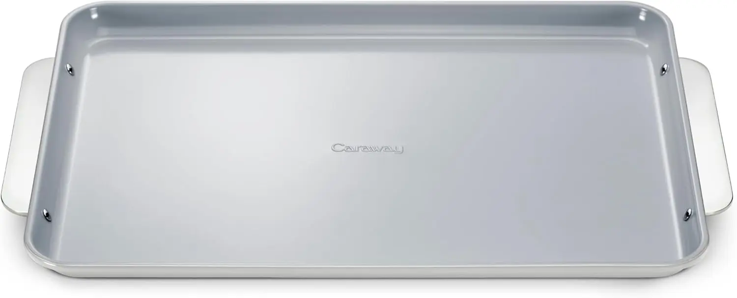 Non-Stick Ceramic Baking Sheet - Naturally Slick Ceramic Coating - Non-Toxic, PTFE & PFOA Free - Perfect for Baking, Roasting,
Non-Stick Ceramic Baking Sheet - Naturally Slick Ceramic Coating - Non-Toxic, PTFE & PFOA Free - Perfect for Baking, Roasting,