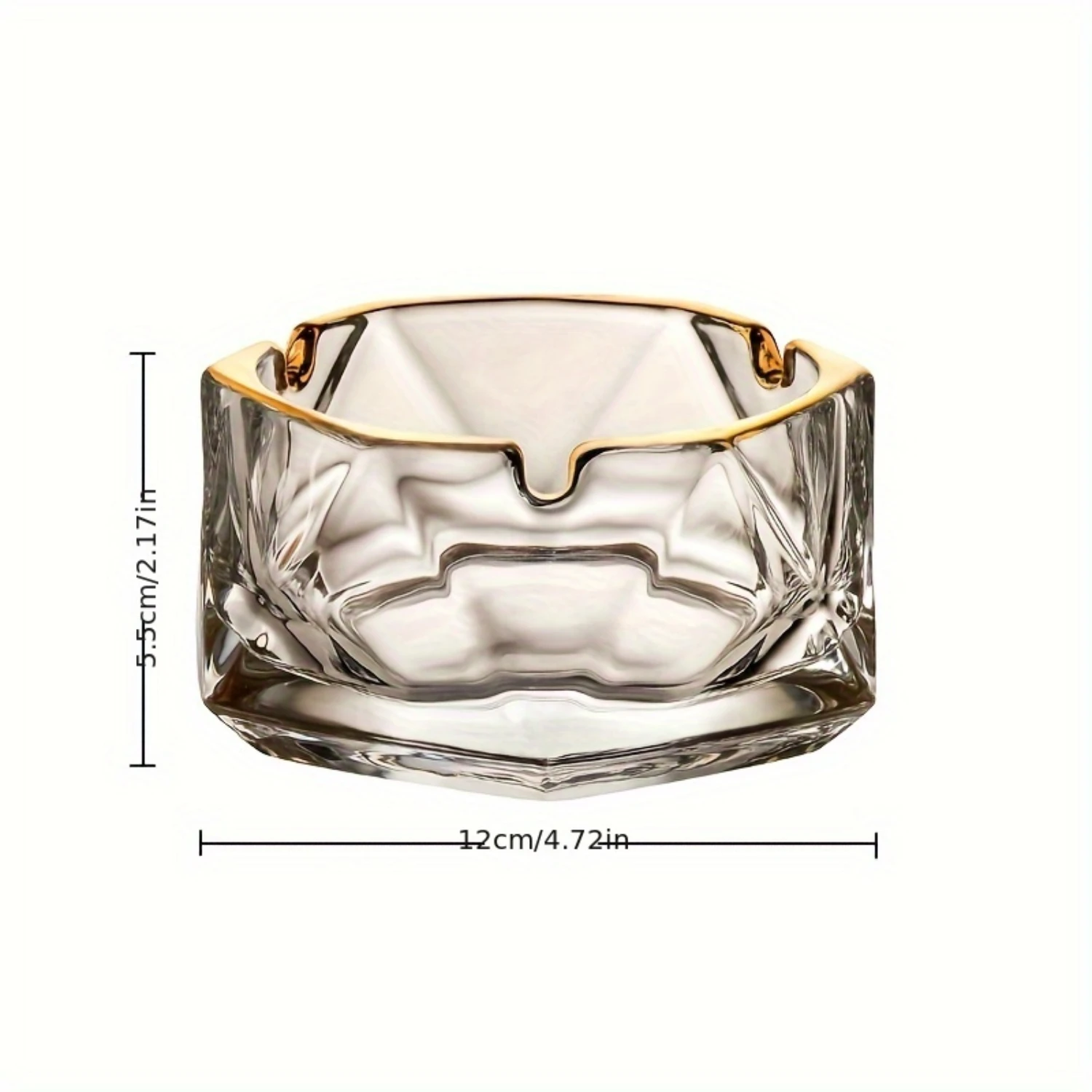 Clear & Colored Glass Ashtray Set for Living Room, Office, KTV, Hotel, Restaurant Use - Large Creative Design - 1pc Included
Clear & Colored Glass Ashtray Set for Living Room, Office, KTV, Hotel, Restaurant Use - Large Creative Design - 1pc Included