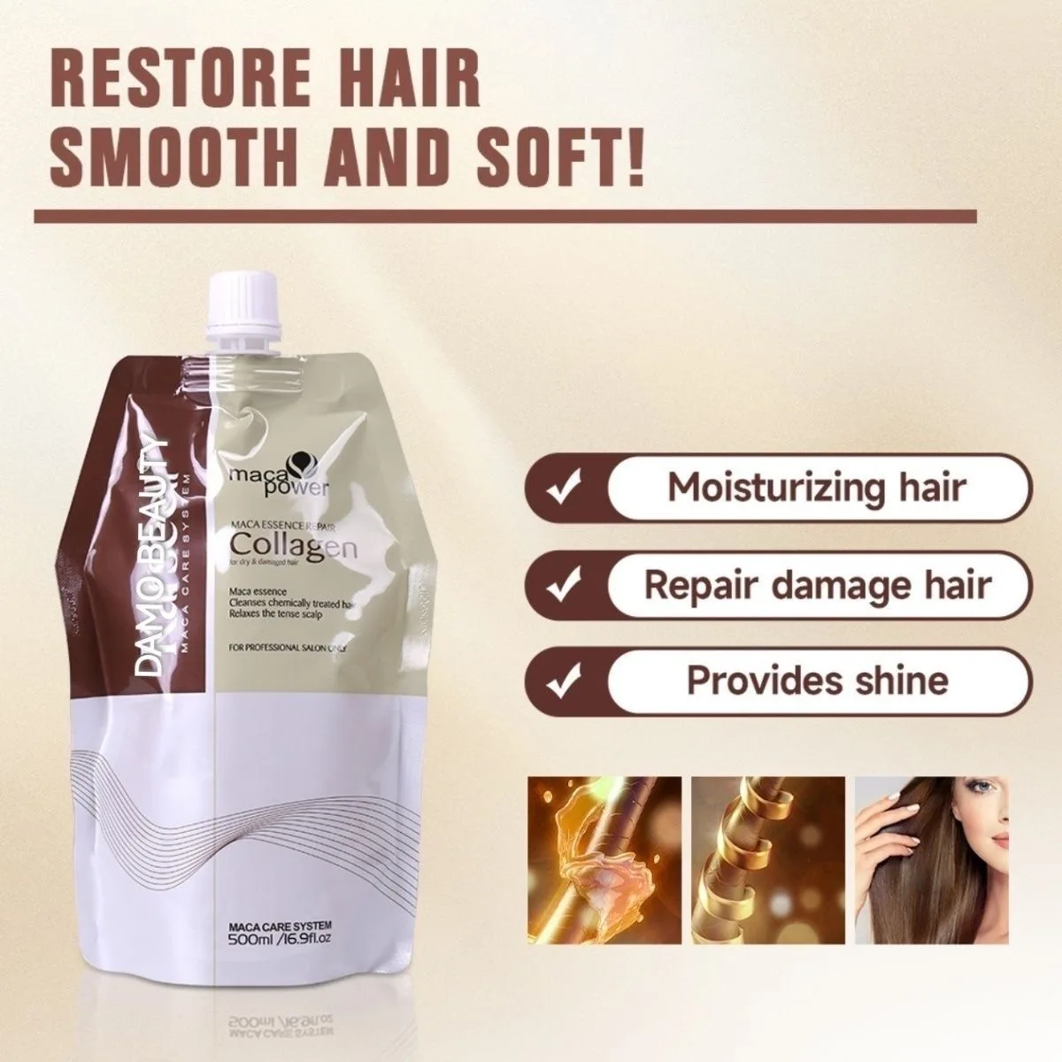 500 мл Hair Deep Repair Hair Mask Essence используется для сухих поврежденных волос.
500 мл Hair Deep Repair Hair Mask Essence используется для сухих поврежденных волос.