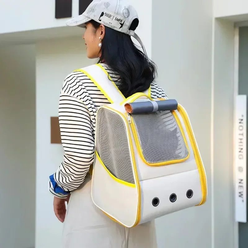 Portable Pet Cat Carrier Bag Cat Backpack Breathable Shoulder Bag for Small Dogs Carrying Pet Supplies Travel Backpack
Portable Pet Cat Carrier Bag Cat Backpack Breathable Shoulder Bag for Small Dogs Carrying Pet Supplies Travel Backpack
