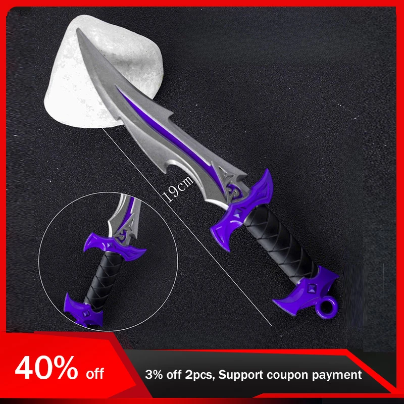 19cm/7.48in Valorant Katana Sword Knife Cosplay Weapon Model Funny Collectible Desk Ornaments Toys Boyfriend Gift Party Supplies
19cm/7.48in Valorant Katana Sword Knife Cosplay Weapon Model Funny Collectible Desk Ornaments Toys Boyfriend Gift Party Supplies