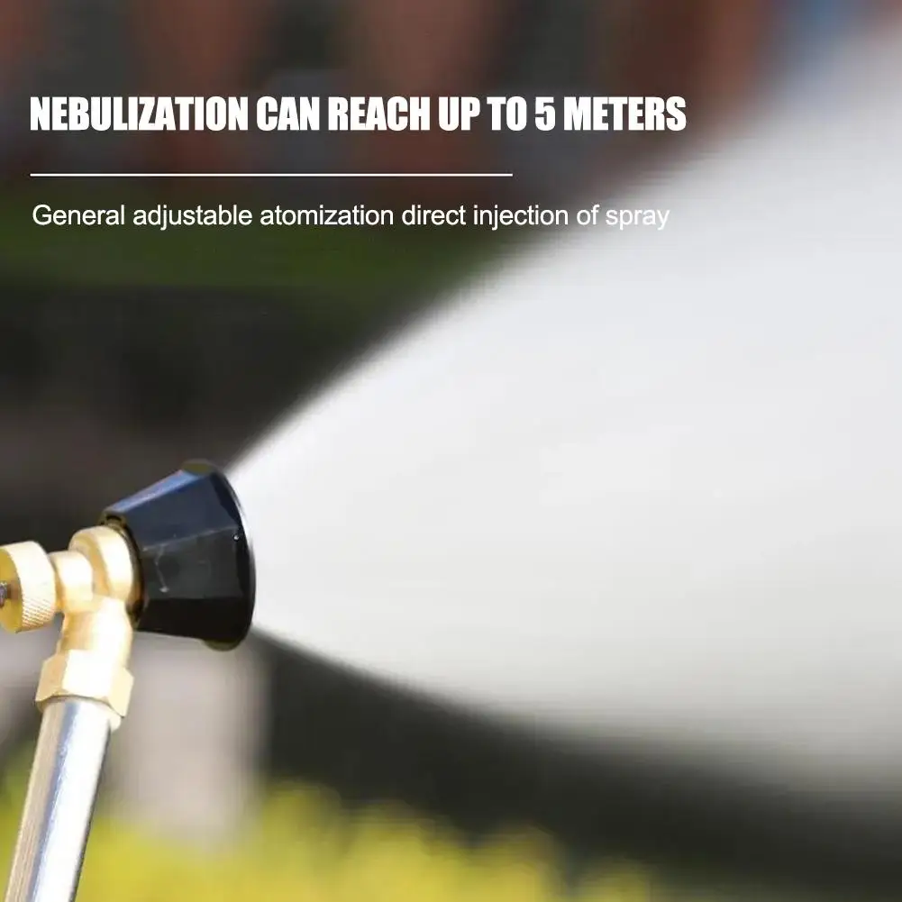 Agricultural All-copper Black Cyclone Air Vortex High-pressure Adjustable Nozzle Nozzle Windproof Atomization Head Adjustab G3C8
Agricultural All-copper Black Cyclone Air Vortex High-pressure Adjustable Nozzle Nozzle Windproof Atomization Head Adjustab G3C8