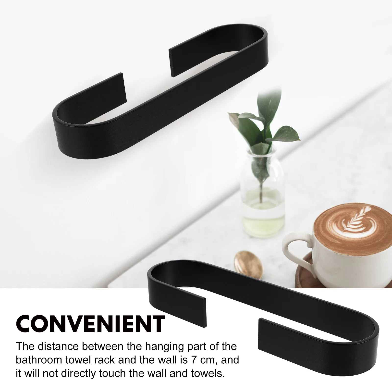 Wide Towel Racks Wall Mounted Bathroom Accessories Smooth Edge Design Storage Rack For Bedroom Kitchen
Wide Towel Racks Wall Mounted Bathroom Accessories Smooth Edge Design Storage Rack For Bedroom Kitchen
