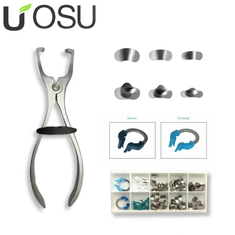 Dental Matrix Bands Sectional Contoured Titanium Clamping Ring Clamp Fit V3 System Metal Matrice Refill Strata Wedges
Dental Matrix Bands Sectional Contoured Titanium Clamping Ring Clamp Fit V3 System Metal Matrice Refill Strata Wedges