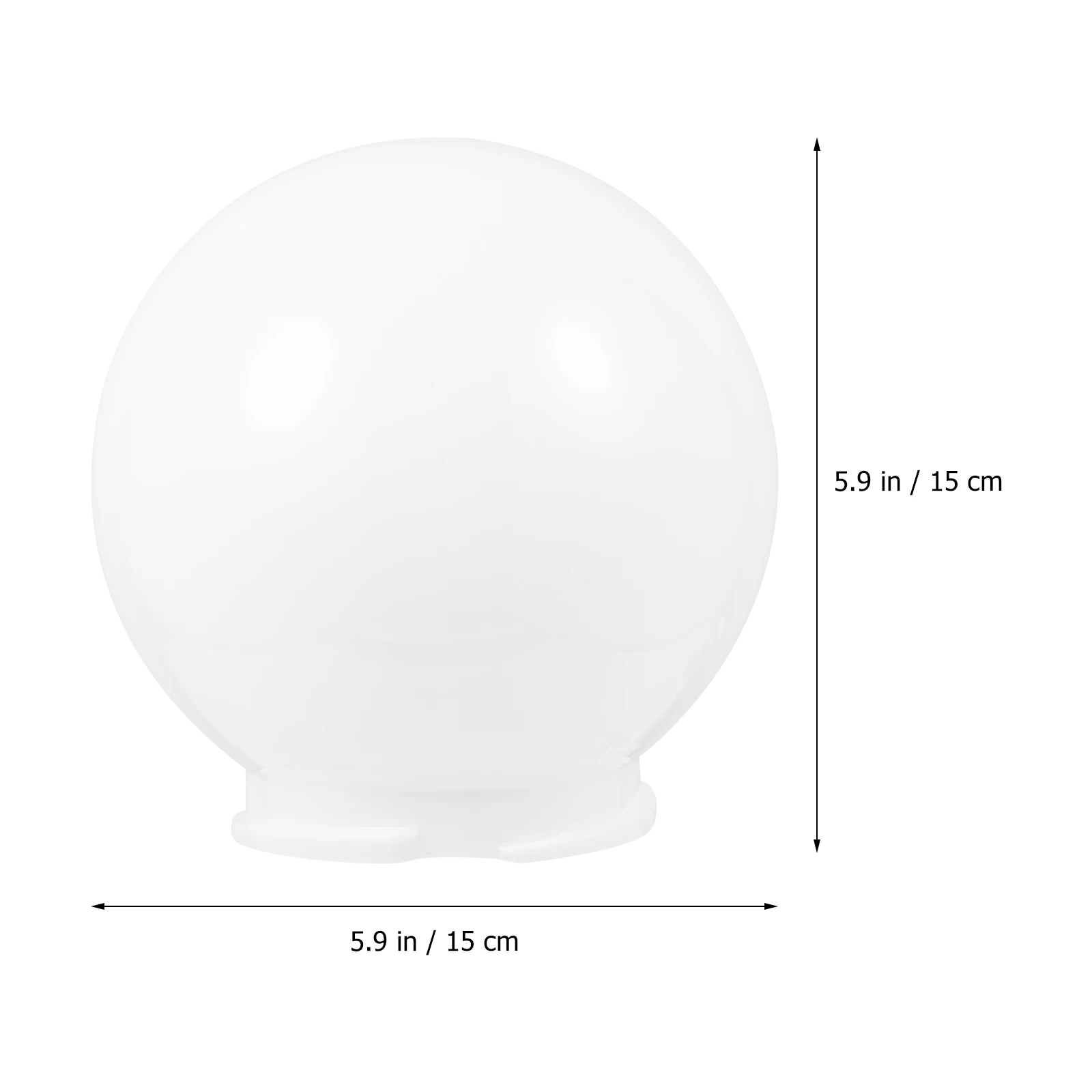 Round Ball Lampshade 15CM Milk White Light Globe Cover Outdoor Shade Bulb Acrylic Ceiling Decor Fits Sizes Protect
Round Ball Lampshade 15CM Milk White Light Globe Cover Outdoor Shade Bulb Acrylic Ceiling Decor Fits Sizes Protect