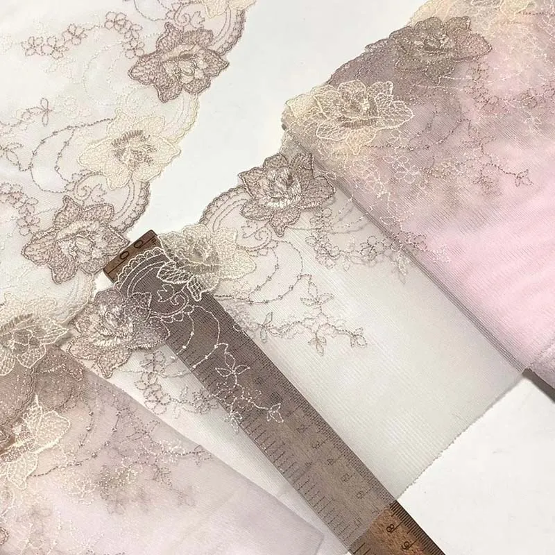 15Yards Light Pink Flower Embroidery Lace Trim For Skirt Hem Clothes Sewing Material DIY Apparel Dress Fabric
15Yards Light Pink Flower Embroidery Lace Trim For Skirt Hem Clothes Sewing Material DIY Apparel Dress Fabric