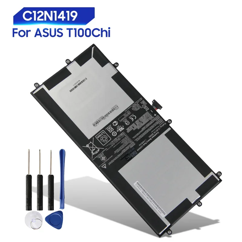Высококачественная сменная батарея для ASUS T100 Chi T100Chi C12N1419, литиевые аккумуляторные батареи 7660 мАч
Высококачественная сменная батарея для ASUS T100 Chi T100Chi C12N1419, литиевые аккумуляторные батареи 7660 мАч