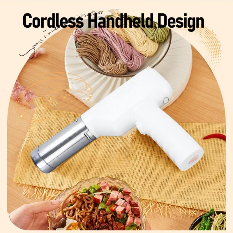 Ручная электрическая машина для изготовления макаронных изделий 5 в 1, беспроводная машина для изготовления макаронных изделий, автоматическая портативная машина для изготовления лапши, нержавеющая сталь 304 для дома
Ручная электрическая машина для изготовления макаронных изделий 5 в 1, беспроводная машина для изготовления макаронных изделий, автоматическая портативная машина для изготовления лапши, нержавеющая сталь 304 для дома