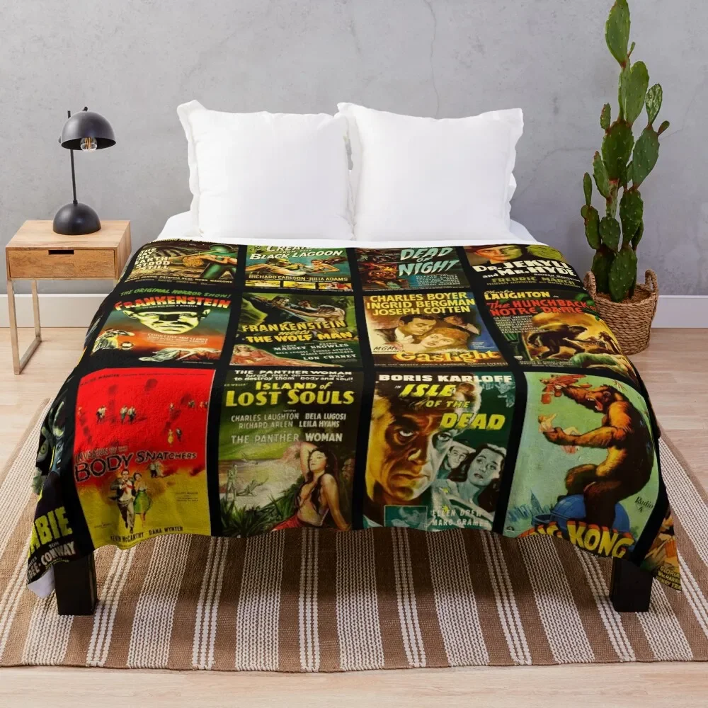 Vintage Classic Horror Monster Movie Posters Throw Blanket Baby Softest Soft Plush Plaid Blankets
Vintage Classic Horror Monster Movie Posters Throw Blanket Baby Softest Soft Plush Plaid Blankets