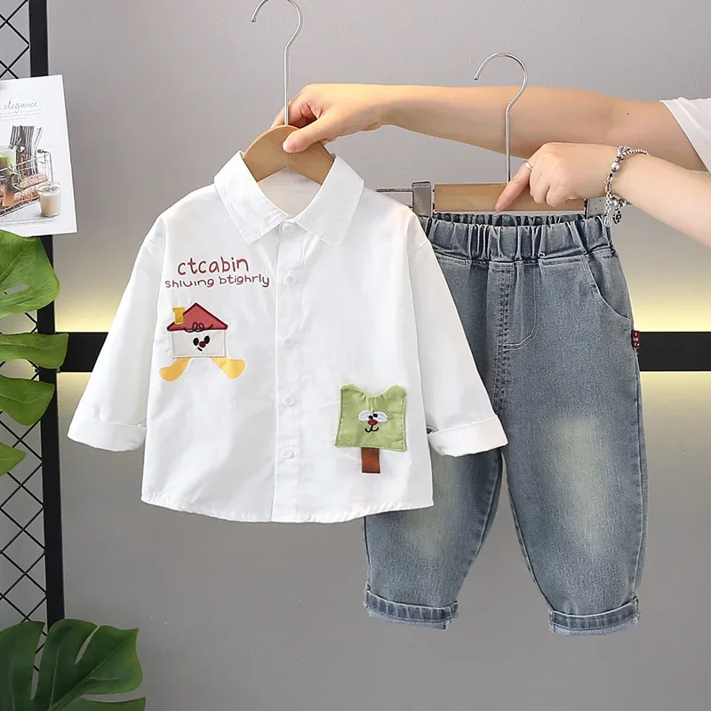 New Spring Autumn Baby Clothes Children Long Sleeved Shirt Pants 2Pcs/Sets Kids Boys Clothing Infant Outfits Toddler Tracksuits
New Spring Autumn Baby Clothes Children Long Sleeved Shirt Pants 2Pcs/Sets Kids Boys Clothing Infant Outfits Toddler Tracksuits