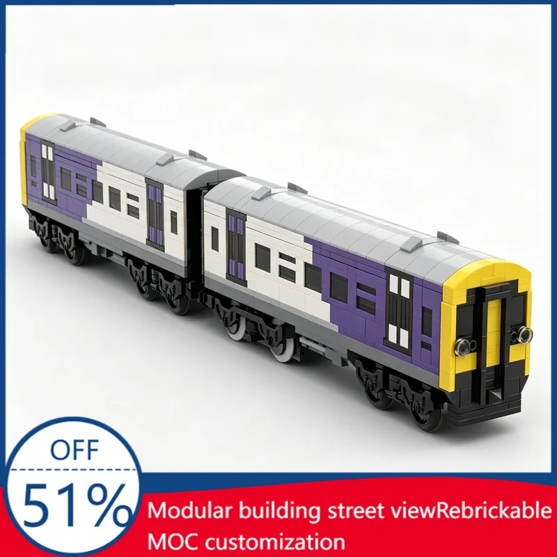 990Pcs Class 158 Two Carriage DMU Train East Midlands Railway Livery Custom Building Blocks Locomotive Model Assembly Toy Gift
990Pcs Class 158 Two Carriage DMU Train East Midlands Railway Livery Custom Building Blocks Locomotive Model Assembly Toy Gift